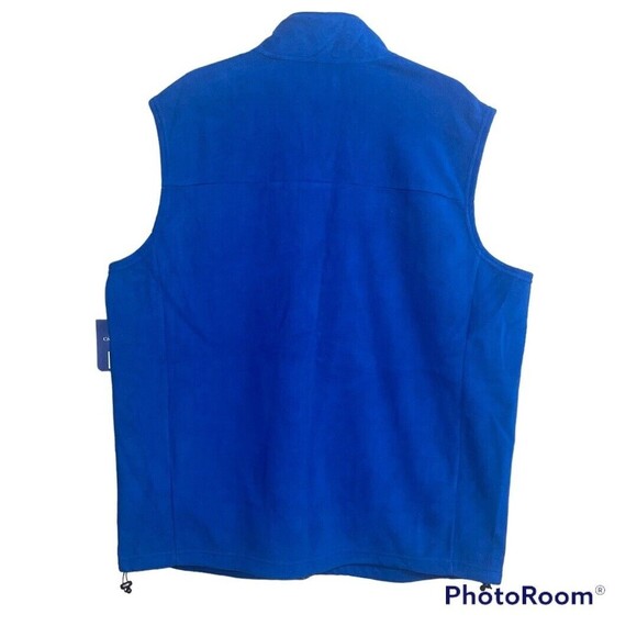 NEW Croft & Barrow Vest Mens XLarge XL Blue Full Zip Fleece Outdoors - Picture 2 of 5